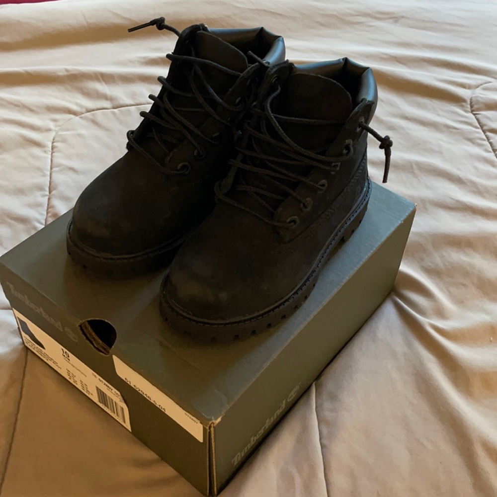 Black Timberland Boots (Toddler)